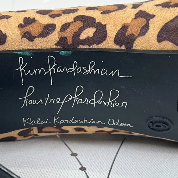 Kardashian Kollection Leopard Print Platform High Heels $80 - Picture 7 of 8